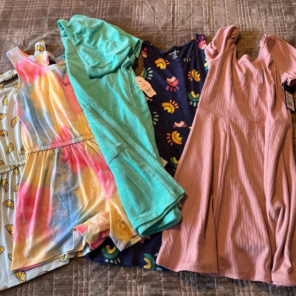 Girls 6 Piece Summer Bundle Sizes 8- 10